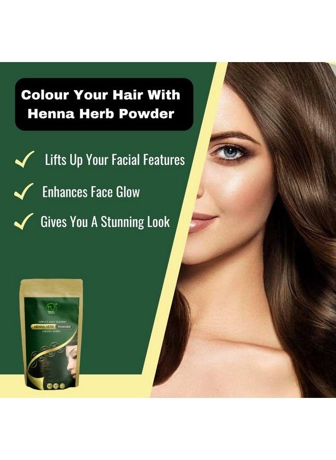 RENEU HERBALS - Natural Henna & Aloe Vera Powder For Hair ; Organic Henna ; Mehndi Powder For Hair Growth & Shine ; Combo (Pack Of 2200 Gm) - Image 1