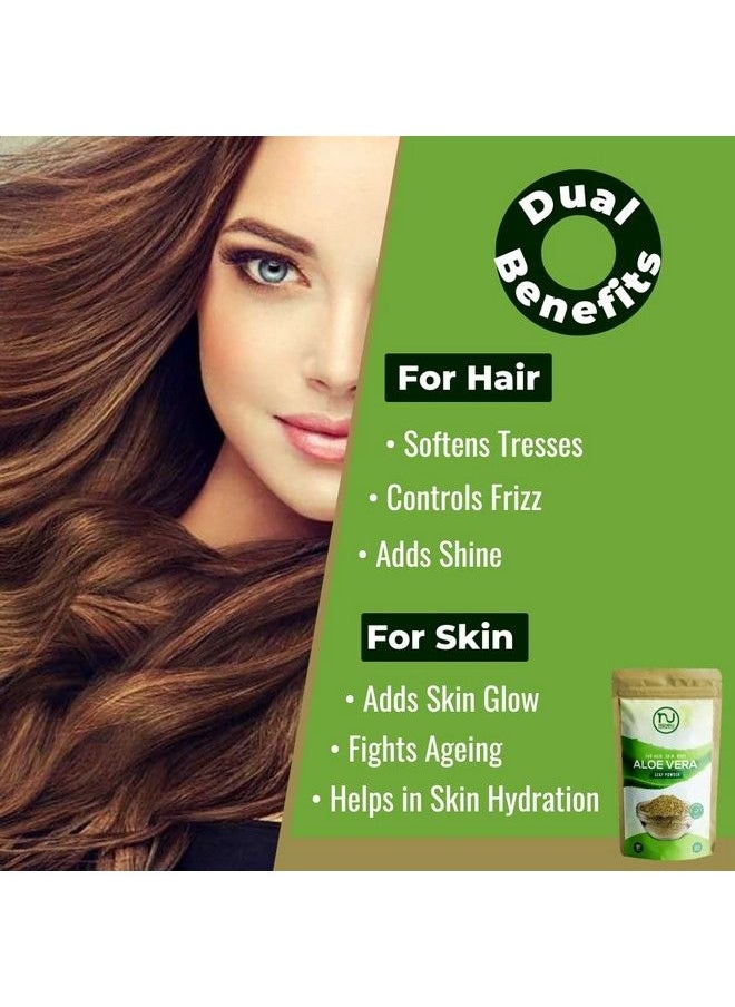 RENEU HERBALS - Natural Henna & Aloe Vera Powder For Hair ; Organic Henna ; Mehndi Powder For Hair Growth & Shine ; Combo (Pack Of 2200 Gm) - Image 1