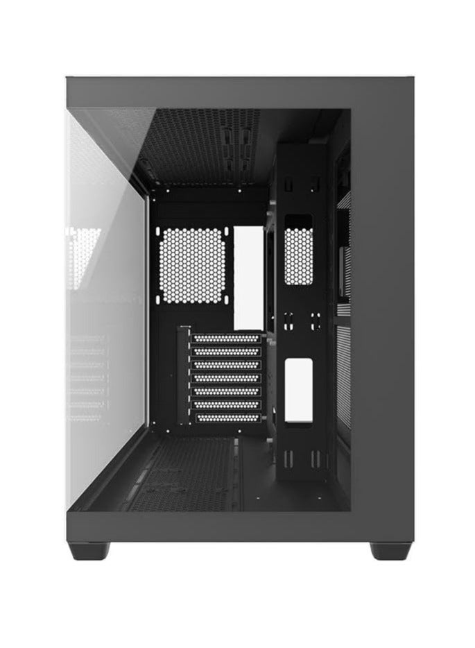 Darkflash C285P Dual Glass ATX/M-ATX/ITX Gaming PC Case with 6*ARGB Fans Pre-Installed, Supports 360MM Radiator, 0.8MM SPCC Material, 2*SSD, USB3.0, 7 Expansion Slots Computer Case