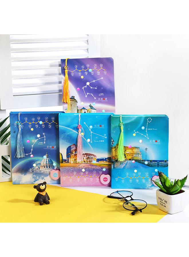 Bluejw Wenchuang Notebook A5 New Color Constellation Fans Flash Notepad Thickened Ins Aesthetic Student Journal - Image 2