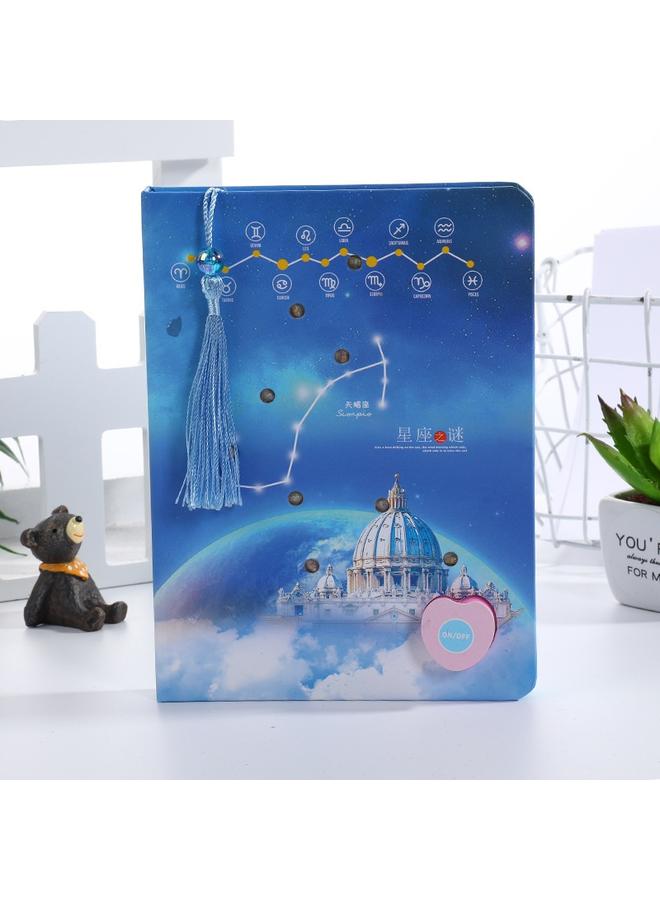 Bluejw Wenchuang Notebook A5 New Color Constellation Fans Flash Notepad Thickened Ins Aesthetic Student Journal - Image 1