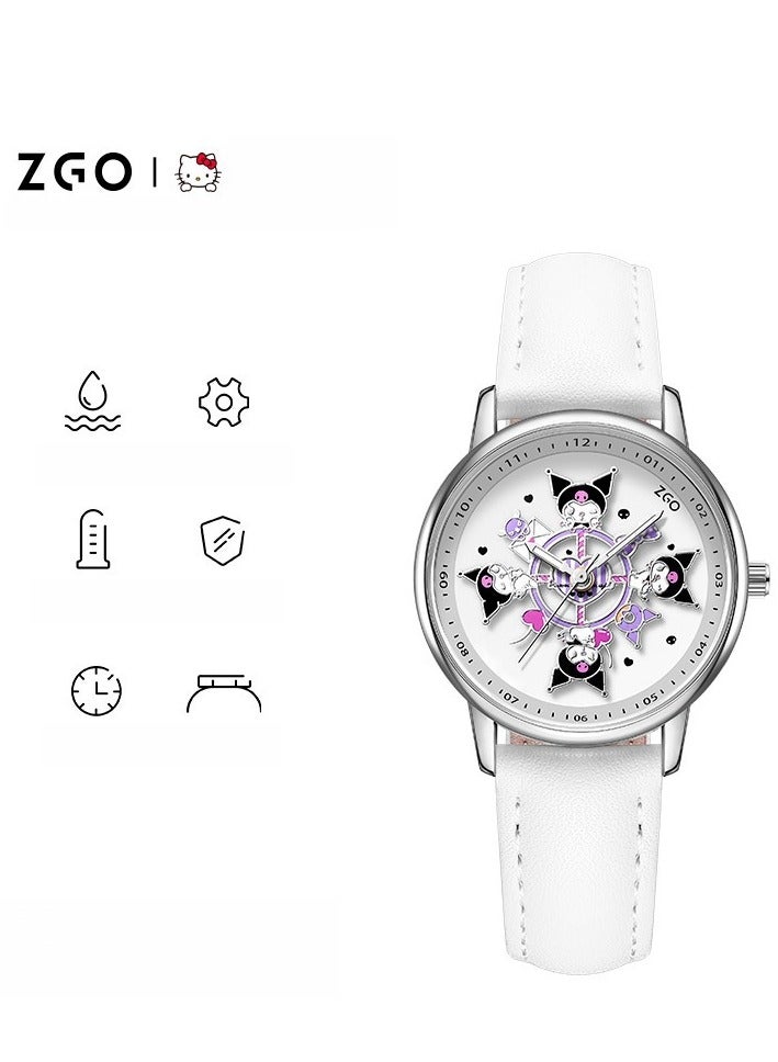 ZGO Carousel Watch Quartz Watch Waterproof Creative Gift Watch - Image 1