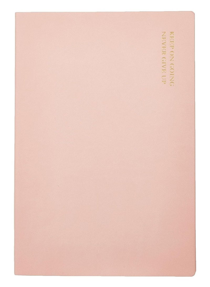 Deli - A5 Size Soft Cover Executive Notebook 80 Sheets Pink - Image 1