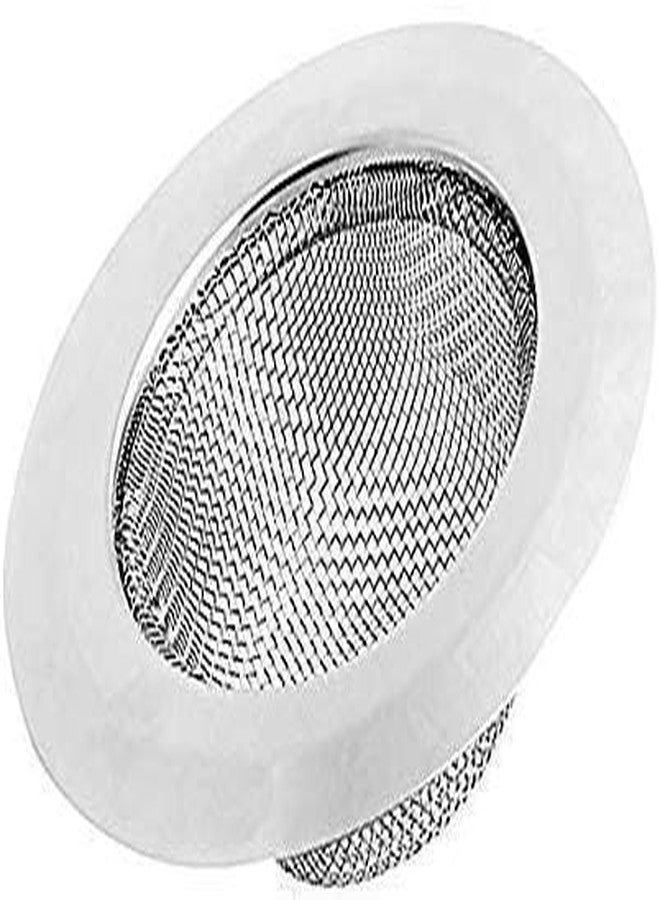 Volo Stainless Steel Strainer Kitchen Drain Basin Basket Filter Stopper Drainer Sink Jali, 9 cm (Color: Silver) - Image 2