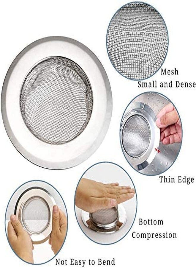 Volo Stainless Steel Strainer Kitchen Drain Basin Basket Filter Stopper Drainer Sink Jali, 9 cm (Color: Silver) - Image 3