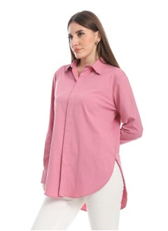 Andora Solid Long Sleeves Buttoned Basic Shirt_Kashmir  - Image 2