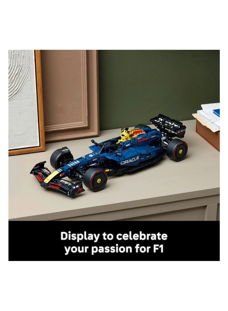 ليغو تكنيك أوراكل طقم نموذج سيارة ريد بول ريسينغ RB20 F1 للبالغين، ابنِ سيارتك الخاصة 42206 - 1639 قطعة - Image 5