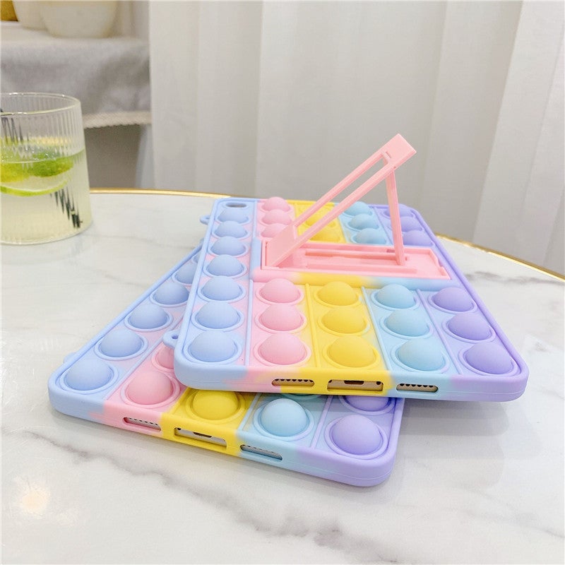 Suitable for iPad Mini 6 Rainbow Bean Protective Case Samsung A8 10.5 x 200 Pinch Le Soft Silicone Case - Image 4