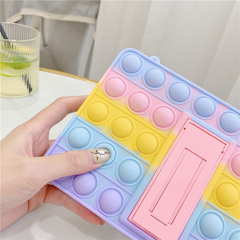 Suitable for iPad Mini 6 Rainbow Bean Protective Case Samsung A8 10.5 x 200 Pinch Le Soft Silicone Case - Image 5
