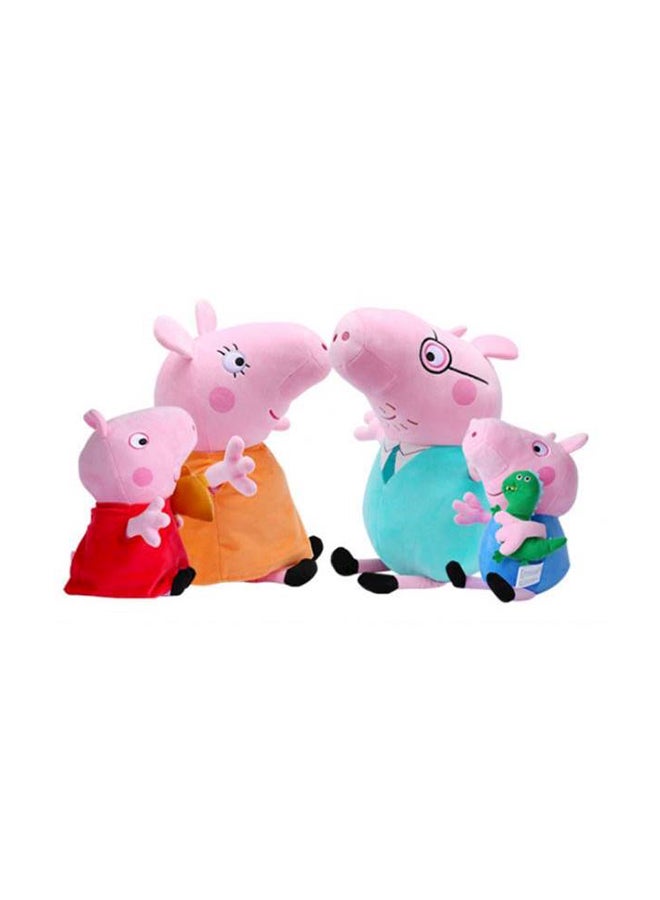 Loquat Peppa Animal Family Stuffed Toy Set 30cm