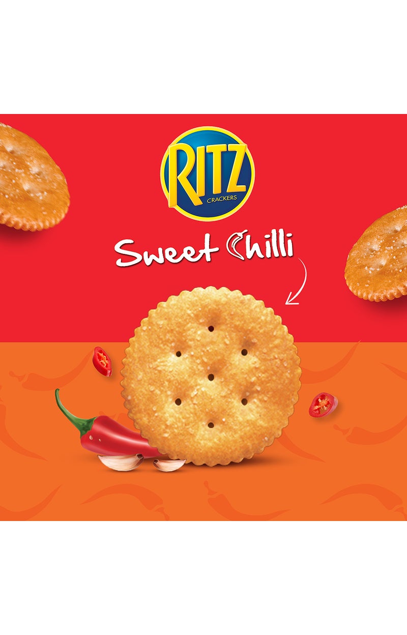 Ritz Sweet Chili Salted Crackers Multipack 12 x 39.5g - Image 3