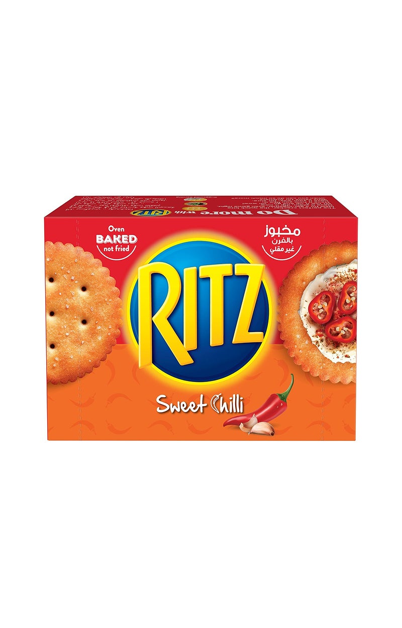 Ritz Sweet Chili Salted Crackers Multipack 12 x 39.5g - Image 1