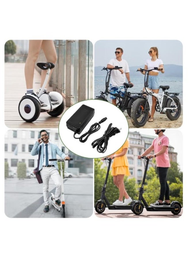 Terabyte 54.6V 2A Charger for Electric Scooter,Hoverboard Charger of 48V Lithium Battery with 3-Prong Compatible with Ebike/Balancing Electric Scooter etc - Image 4