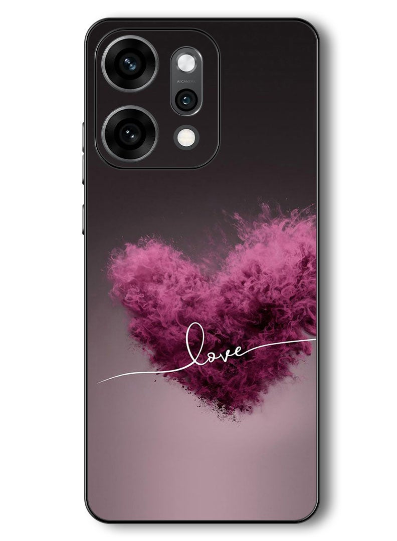 Theodor Case Compatible with Oppo Reno 14 Pro 6.83 Inch Protection Shockproof Bumper Cover Love - Image 1