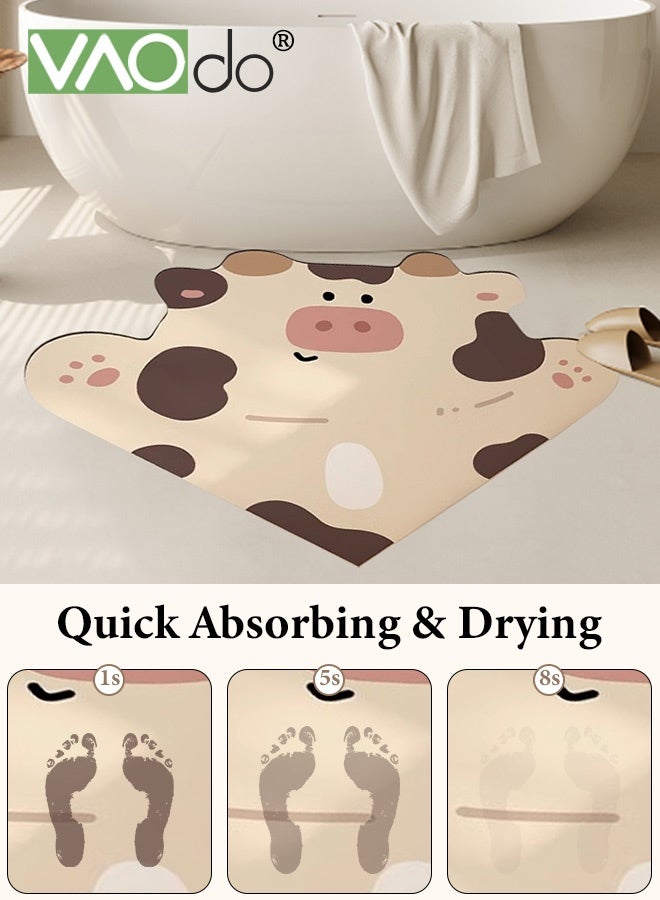 VAOdo Irregular Kitchen Mat, Cushioned Anti Fatigue Kitchen Rug, Non-Slip Standing Desk Mat, Dirt-resistant and Easy to Clean Kitchen Rug Set for Kitchen, Floor, Office, Bathroom 80*80CM - Image 5