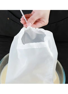 Goolsky 1/5pcs Reusable Nylon Fine Mesh Food Strainer Bags, Multi-Purpose Kitchen Straining Tool, Durable, Easy to Clean, for Nut Milk, Juice, Cheese, Brewing  - Image 4