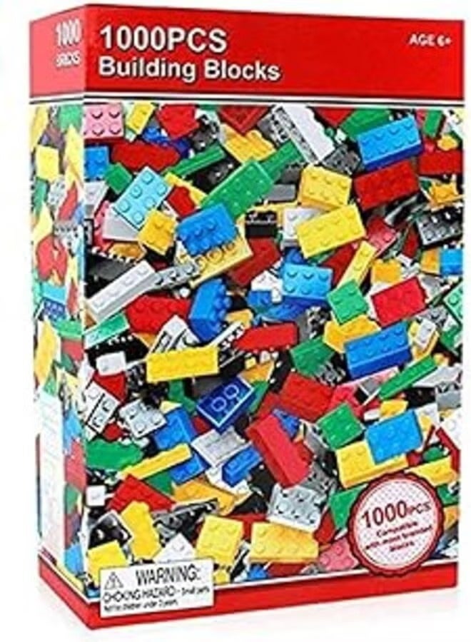 Generic 1000 Pieces Geometric Building Blocks for Kids Multicolor - Image 1