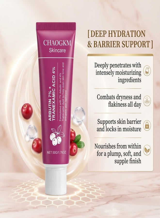 CHAOGKM SOERA Korean Brightening Cream丨Arbutin&Tranexamic Acid Facial Cream - Image 2