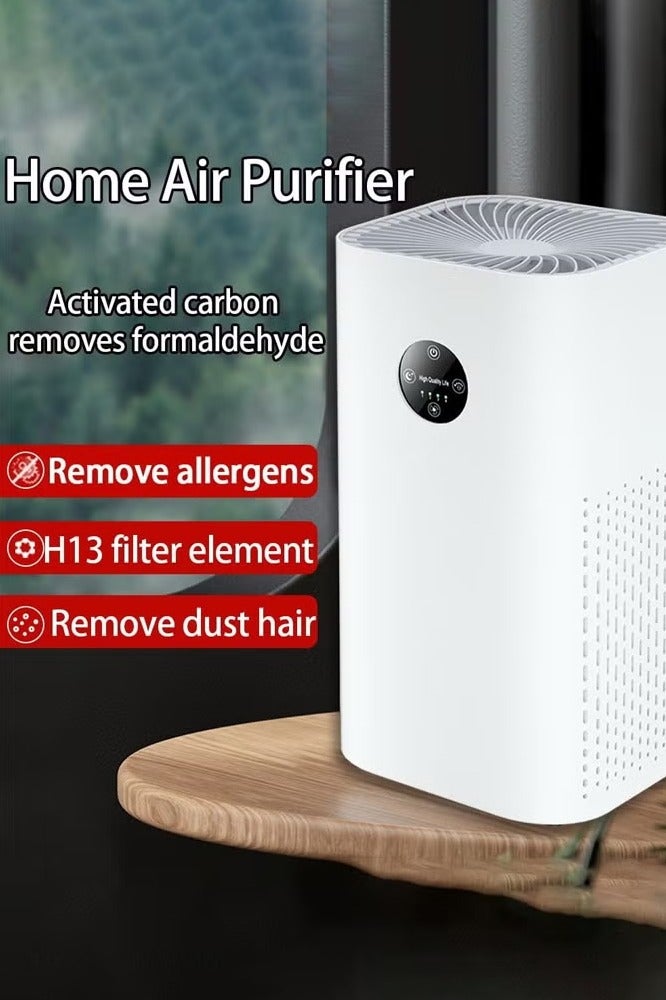 Joshberg Air Purifier for Home,HEPA Filter Air Cleaner 4 Speed Control, Removal Pollen & Dust Air Freshener for Large Room Office Kitchen Bedroom Bathroom Air Purifiers,AP-2088,White - Image 3