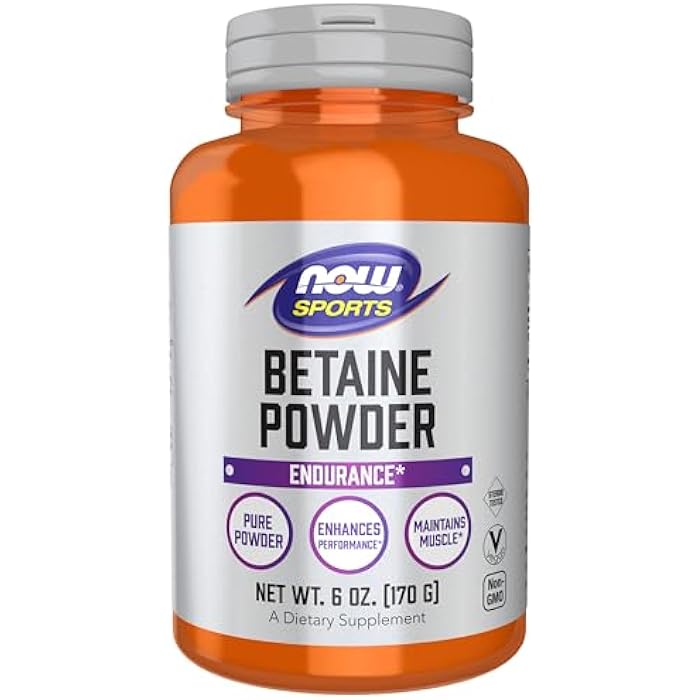 Now Sports Nutrition, Betaine Powder, Endurance*, Pure Powder, Enhances Performance*, Maintains Muscle*, 6 oz (170 g) - Image 1