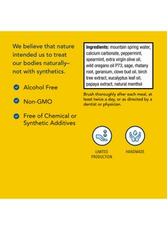 North American Herb & Spice North American Herb & Spice OregaFresh Toothpaste (2 Pack) - 3.4 fl. oz. - Natural Toothpaste - Supports Tooth and Gum Health - Oregano Oil, Clove Oil - Chemical Free, Non-GMO - Total Servings  - Image 4
