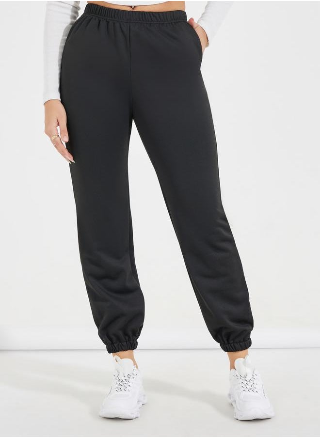 Styli Elasticated Waist Cuffed Joggers  - Image 2
