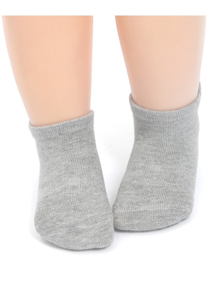 RATSAW 6 Pairs Kids Non-Slip Socks Toddler Anti Skid Sticky Socks Unisex Children Socks Winter Socks Cotton Socks Set Grip Crew Socks with Non-Slip Soles  - Image 5