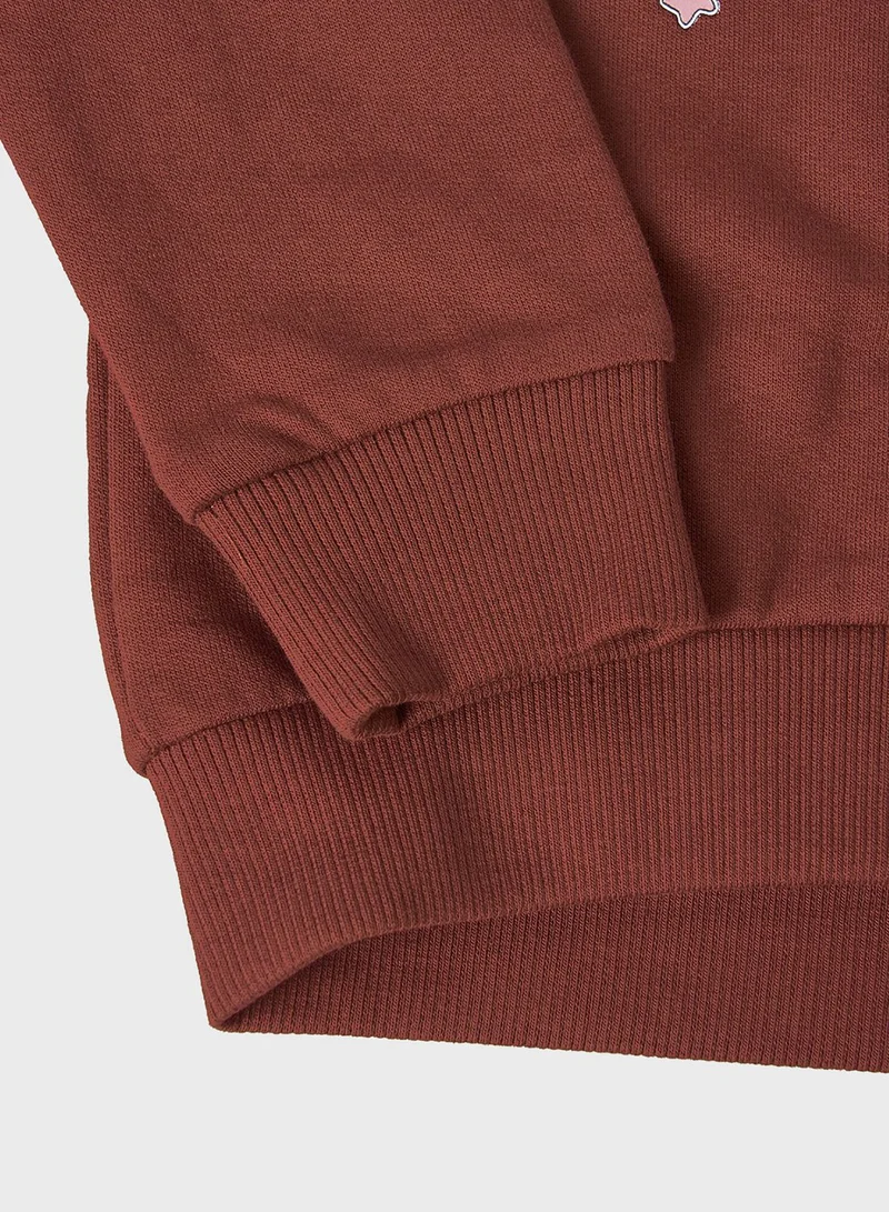 NAME IT Infant Basic Long Sleeve Sweatshirt