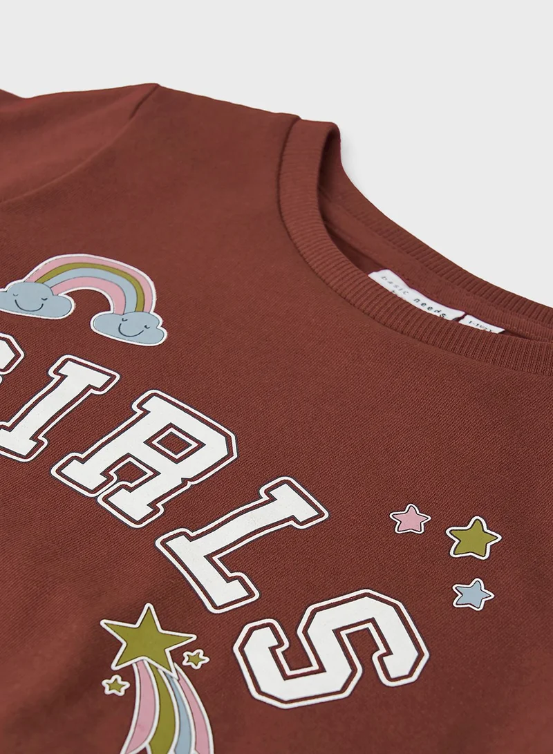 NAME IT Infant Basic Long Sleeve Sweatshirt