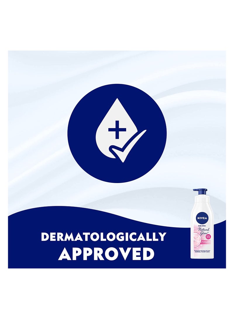Nivea Natural Glow Even Tone Complex & Vitamin C Body Lotion 400ml - Image 4