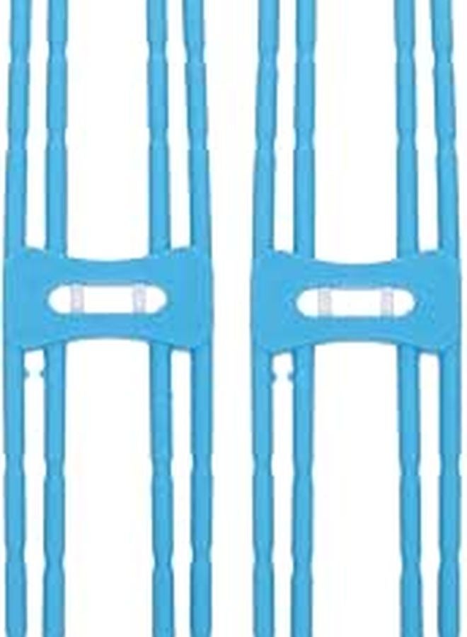 Flexible Spider Shaped Phone Stand Holder 2 Pack Blue Plastic Desk Mount For Mobile Phones And Tablets - Image 1