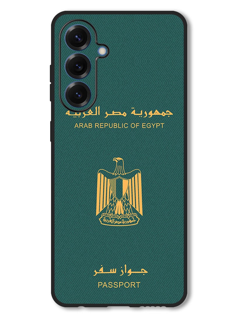 Theodor Case Compatible with Samsung Galaxy A56 Protection Shockproof Bumper Cover Egypt Passport - Image 1