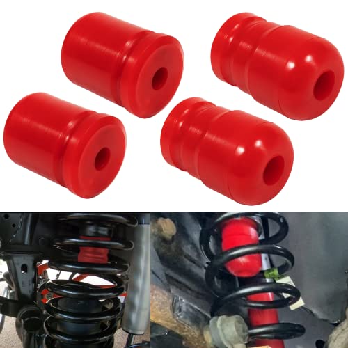 Camoo (4Pcs Kit) Polyurethane 1-1303 Front Bump Stops and 1-1304 Rear Bump Stops, Replacement Overused Axle Jounce Bumper Stops, Fit for Jeep Wrangler JK/JKU 2007-2018 - Image 1
