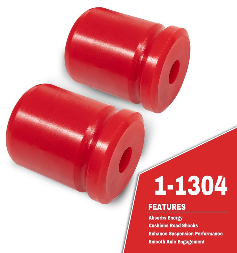 Camoo (4Pcs Kit) Polyurethane 1-1303 Front Bump Stops and 1-1304 Rear Bump Stops, Replacement Overused Axle Jounce Bumper Stops, Fit for Jeep Wrangler JK/JKU 2007-2018 - Image 5