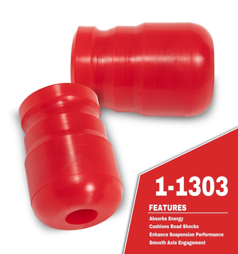 Camoo (4Pcs Kit) Polyurethane 1-1303 Front Bump Stops and 1-1304 Rear Bump Stops, Replacement Overused Axle Jounce Bumper Stops, Fit for Jeep Wrangler JK/JKU 2007-2018 - Image 4