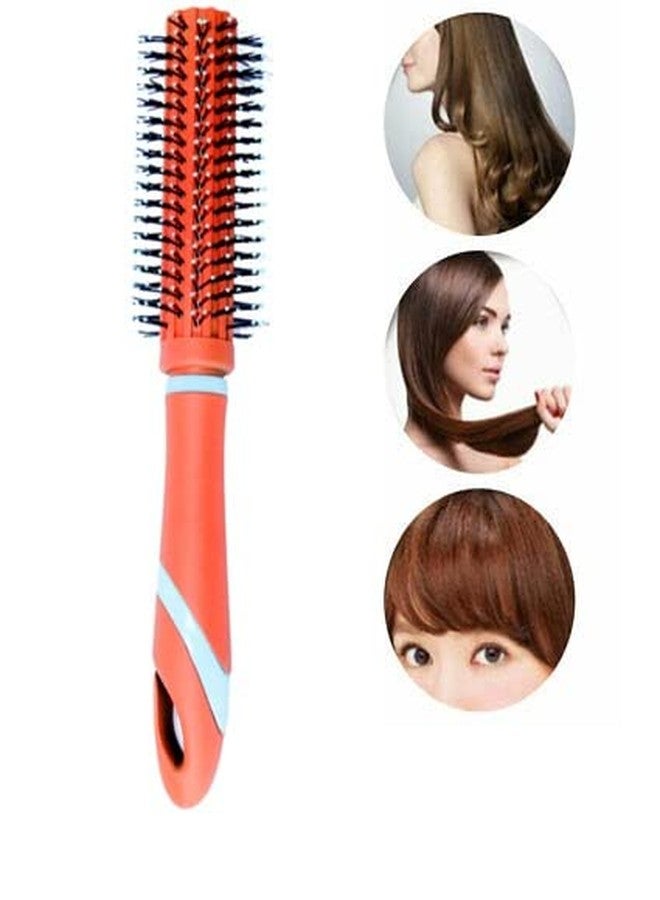Ekan Round Brush For Blow Drying With Soft Nylon Bristles For Styling Curling And Straightening For Women And Girls (Random Color) - Image 4