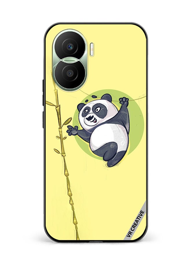 VR CREATIVE Protective Case Cover For Honor Play7T Pro Fun Panda Design Multicolour - Image 1