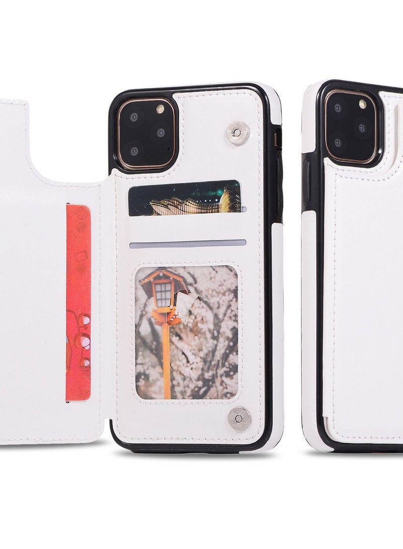 Loquat Suitable for iPhone mobile phone leather case crazy horse pattern sticker card  - Image 1