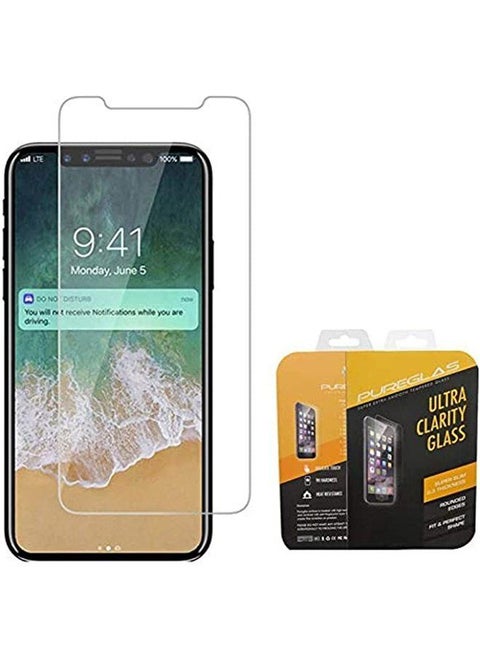 Glass Screen Protector By Pureglas For Apple iPhone X, Clear