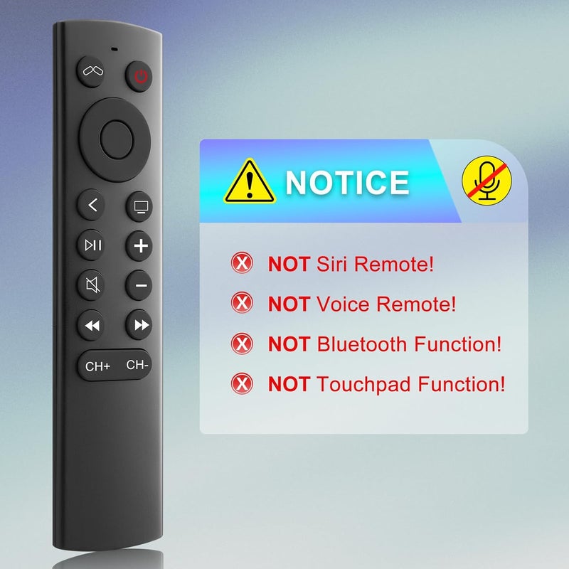 YOSUN Replacement Remote Control for Apple TV 4K/HD (Not Siri and Voice Control) - Image 2