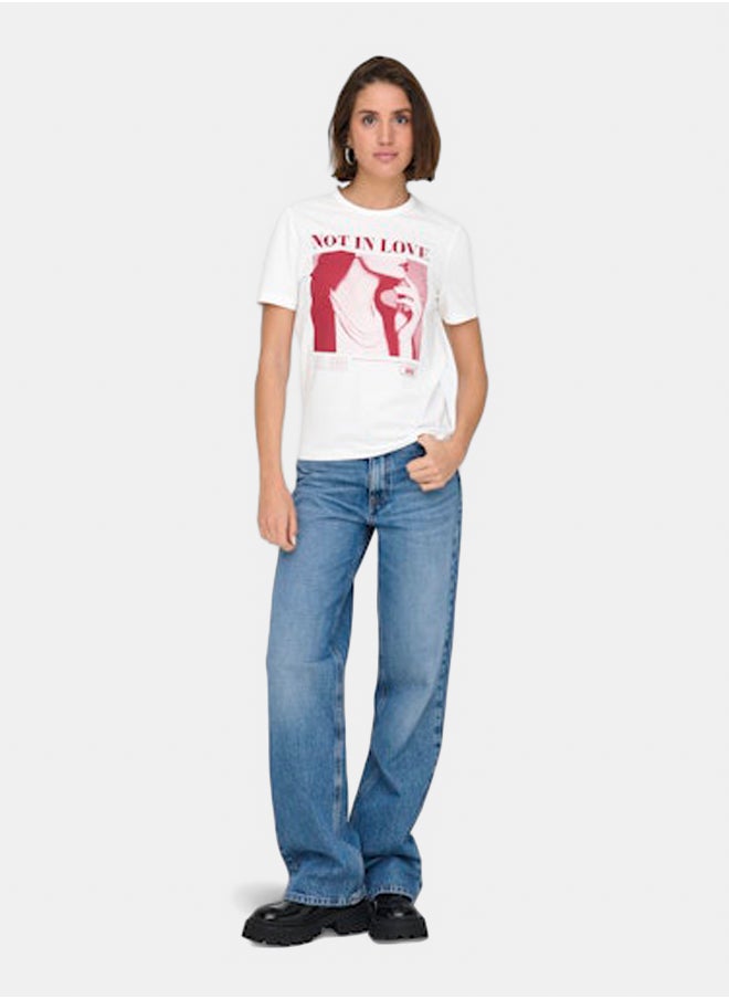 ONLY - Onlalba Life S/S Ego Top Box Jrs - Image 1