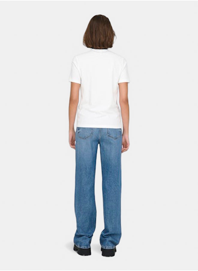 ONLY - Onlalba Life S/S Ego Top Box Jrs - Image 1