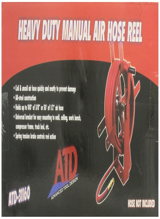 ATD Tools 31160 Manual Air Hose Reel - Image 1