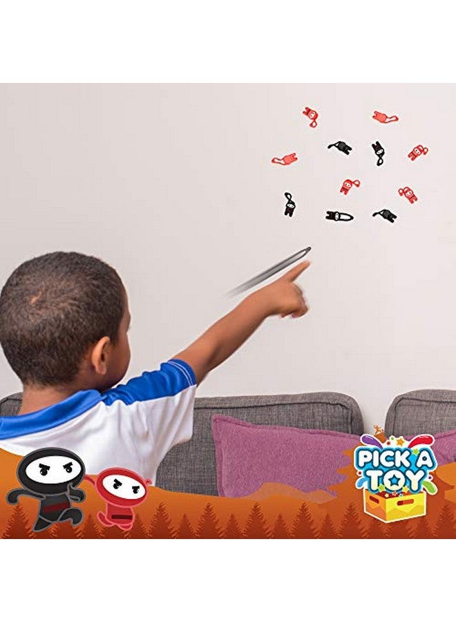 PICK A TOY Stretchy Flying Ninjas 24-Pieces, Slingshot Toys for Boys And Girls, Easter Egg Filler, Karate Birthday Goodie Bags Stuffer And Ninja Party Favors Supplies - Image 3