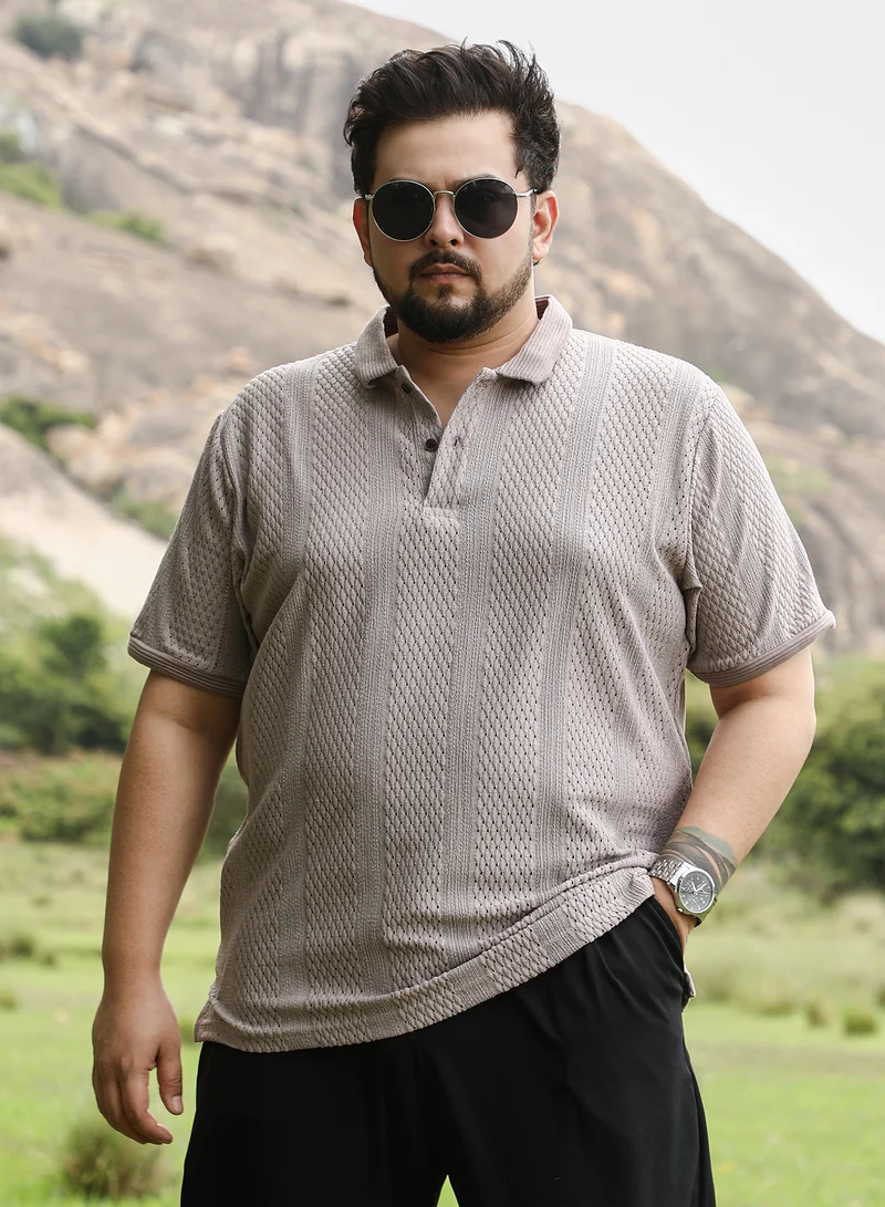 انستافاب بلس تي شيرت بولو جاكار ماركيز للرجال من إنستافاب بلس