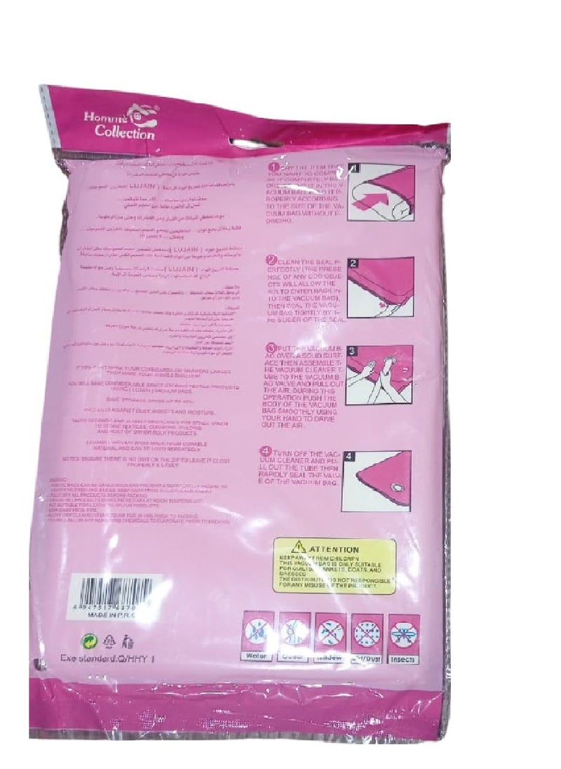 Generic - 1 x Vacuum Compressible Storage Bag to Save Space and Easily Store Clothes, Blankets and Your Items - Size (80*100cm) - Image 1