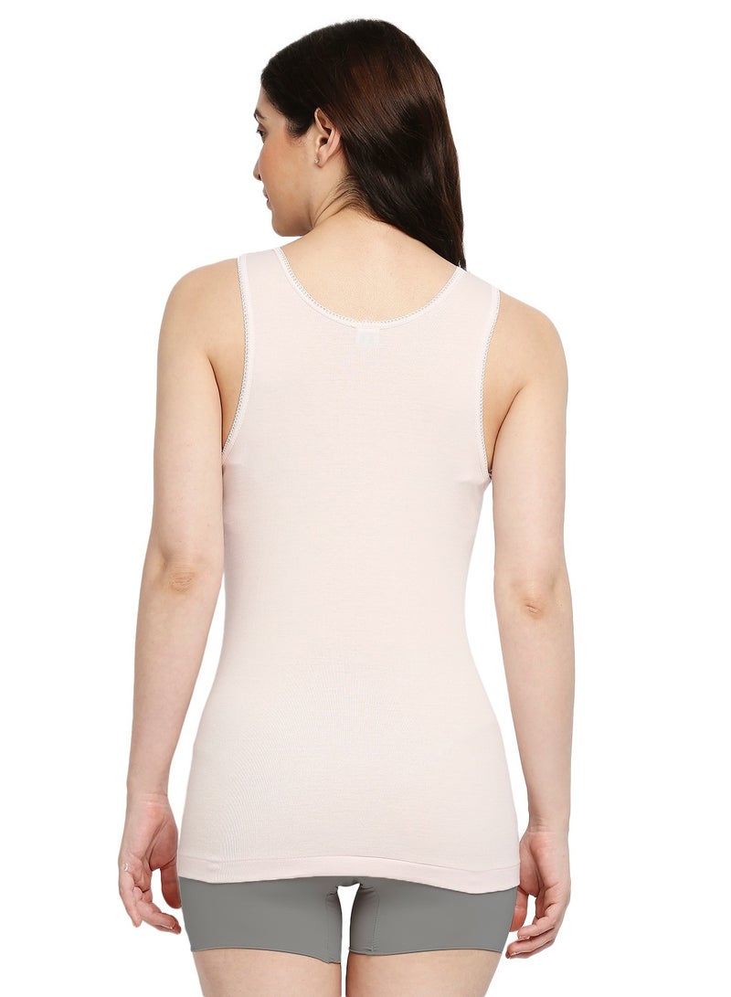 BYC WOMEN'S COTTON VEST (PACK OF 3) - PINK  - Image 5