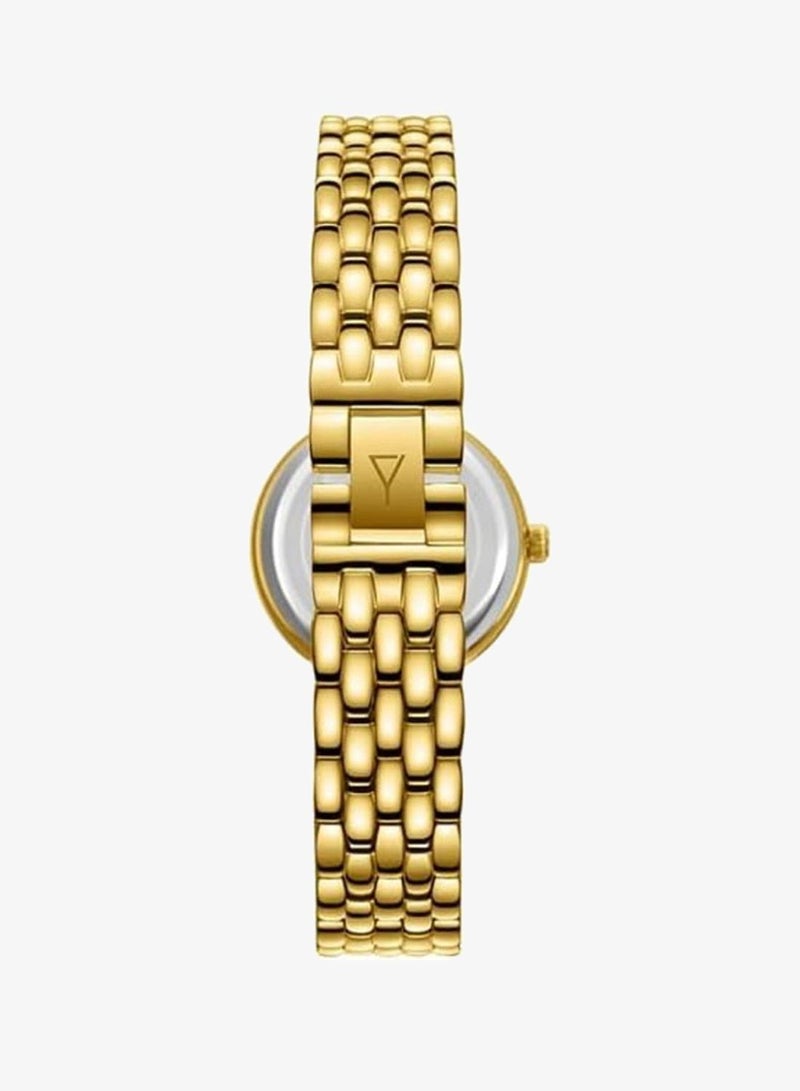 Ecstacy Women's VJ20 Movement Watch, Analog Display and Stainless Steel Strap - E23510-GBGMC, Gold - Image 3