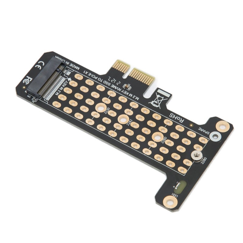 إكسبريس بطاقة محول M.2 NVMe PCIE مع فتحة تبريد ومؤشر LED - لوحة PCB مقواة لقرص صلب 2230 2242 2260 2280 - Image 2
