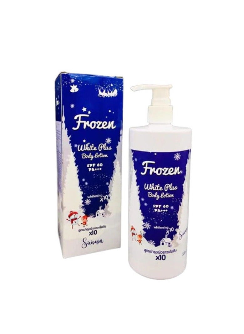 Frozen Collagen لوشن الجسم فروزن وايت بلس بعامل حماية من الشمس SPF60 PA+++، 500 مل - Image 1